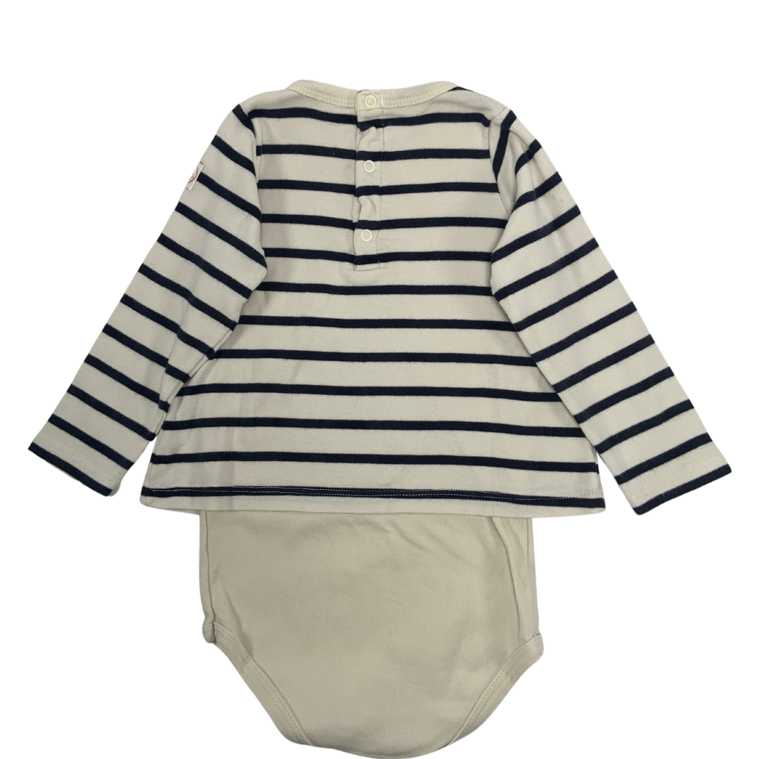 Petit bateau, Bodysuits, 80 cm close up